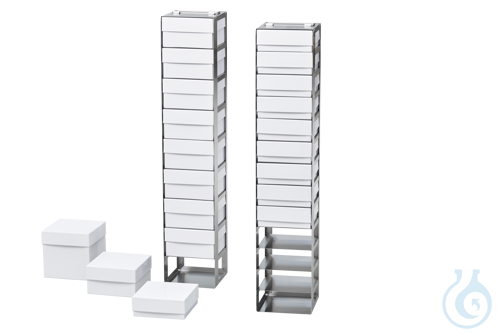 Einschub für Tiefkühltruhen 205 l, für 8 Boxen 136x136x50 mm